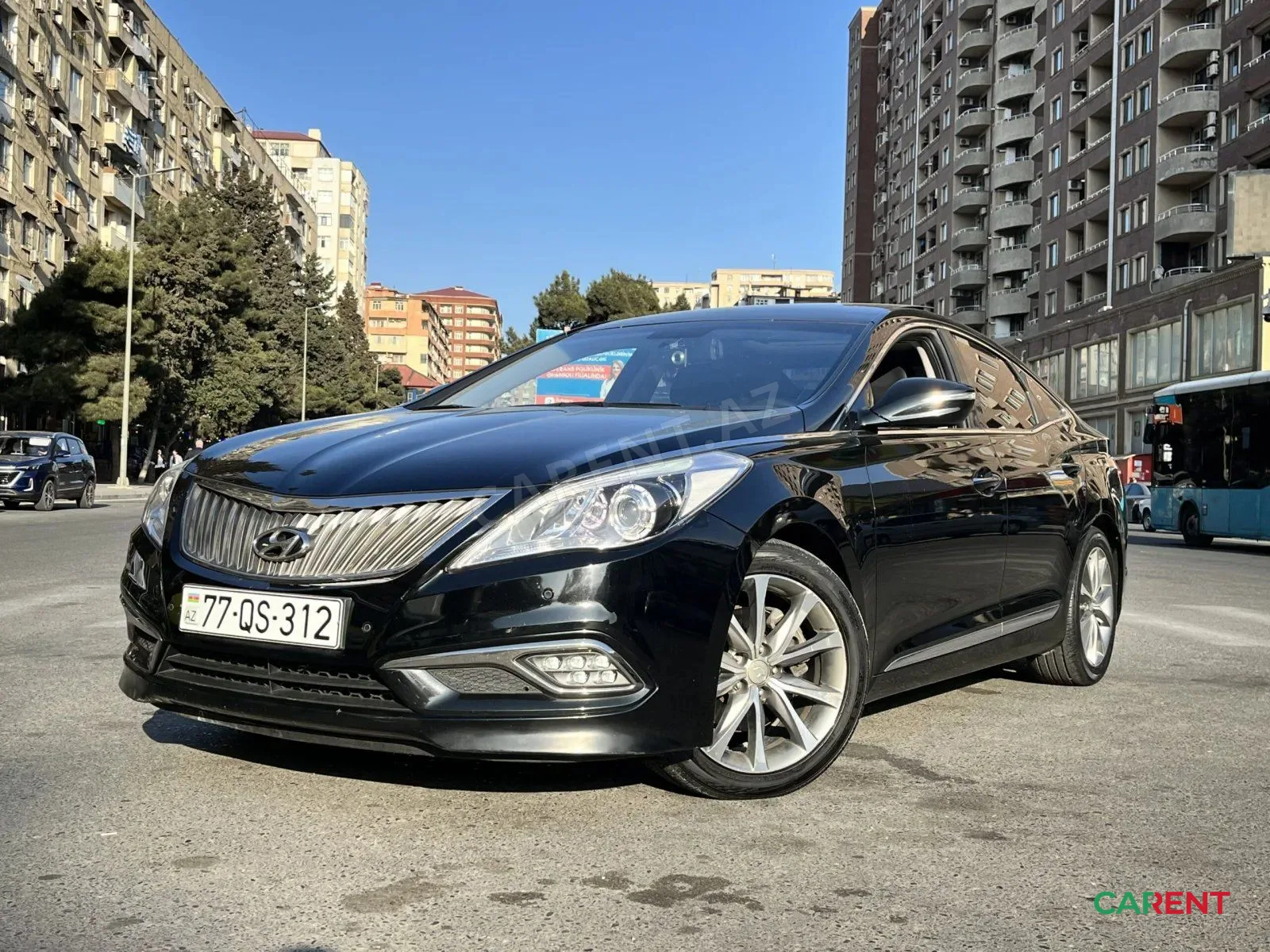 Hyundai Grandeur 2015 — rent a car Bakı